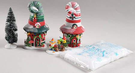 North Pole Village Merry Lane Cottages - With Box