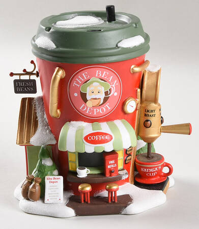 North Pole Village Bean Depot Espresso Co - With Box Bx658