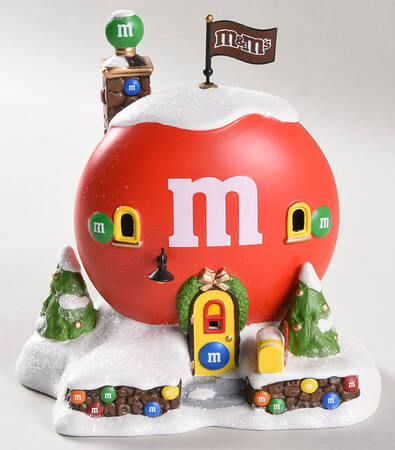 North Pole Village Red's M&M Cottage - With Box Bx655