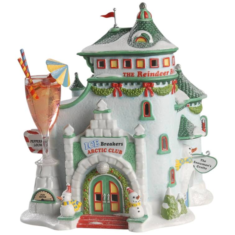 North Pole Village Ice Breakers Lounge - With Box Bx390
