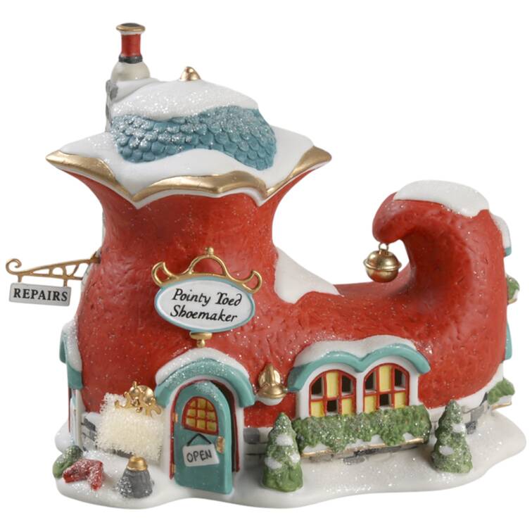 North Pole Village Pointy Toed Shoemaker - Boxed