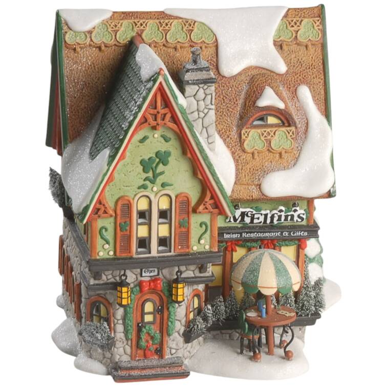 North Pole Village McElfin's Irish Restaurant & Gifts - Boxed