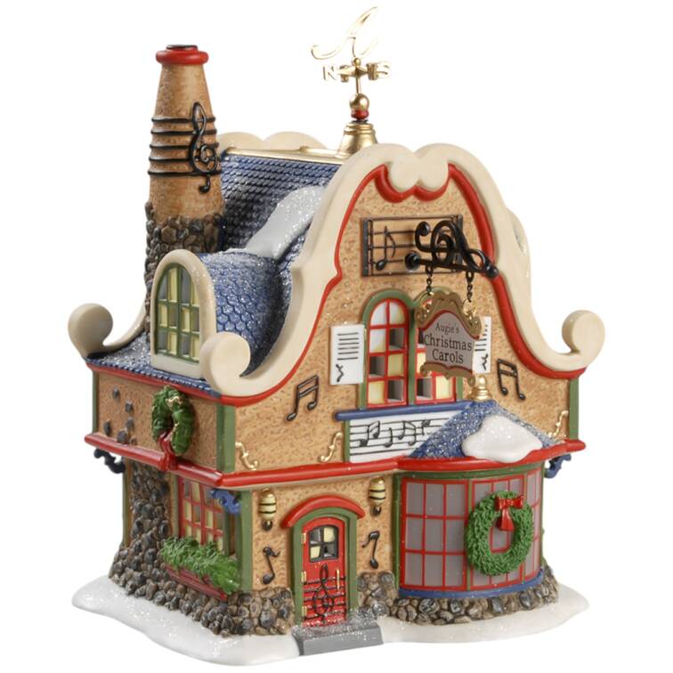 North Pole Village Augie's Christmas Carols - Boxed