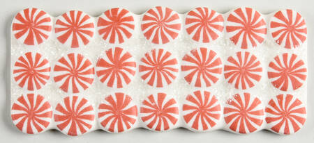 North Pole Village Peppermint Road-Straight-Single - No Box