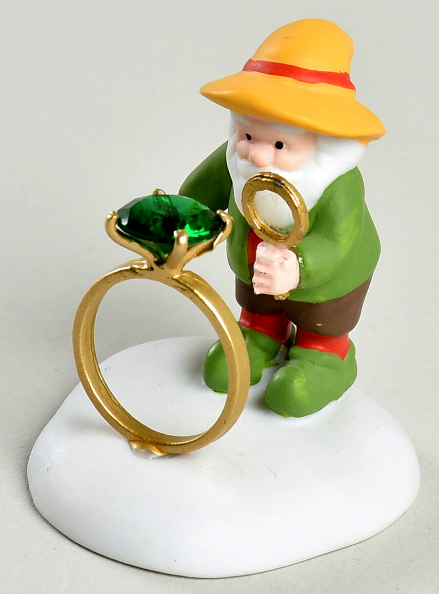 North Pole Village The Yule Jeweler - 35th Anniversary - With Box Bx673