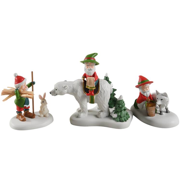 North Pole Village Three Wee Kings - 50 Years - With Box Bx685
