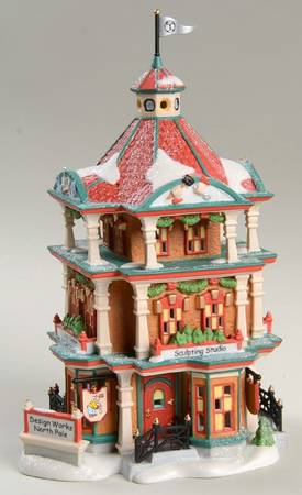 North Pole Village Design Works North Pole-25th Anniversary - With Box