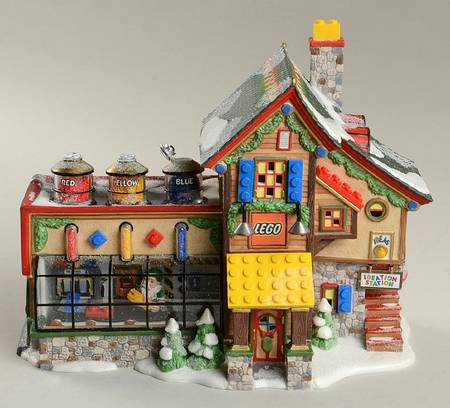 North Pole Village Lego Building Creation Station - Boxed
