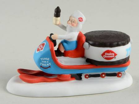 North Pole Village Dairy Queen Delivers - With Box