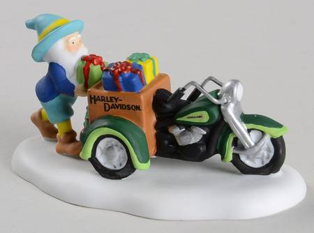 North Pole Village Trike Load Of Christmas - Boxed