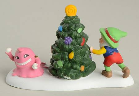 North Pole Village Bubblegum Troll's Mischief - With Box-Bx542