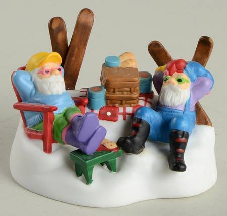 North Pole Village Ski Bums - Boxed