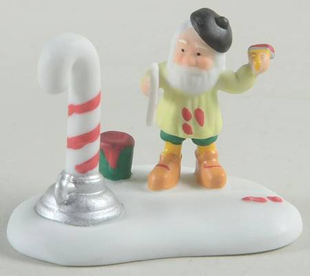 North Pole Village Puttin' On The Stripes - Boxed