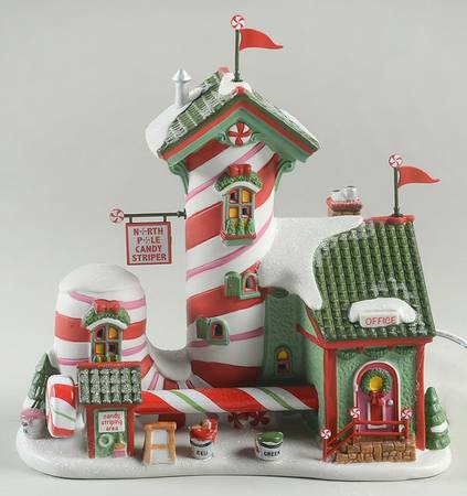 North Pole Village North Pole Candy Striper - With Box