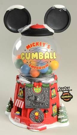 North Pole Village Mickey's Gumball Emporium - Boxed