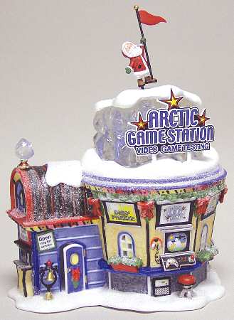 North Pole Village Arctic Game Station - Boxed