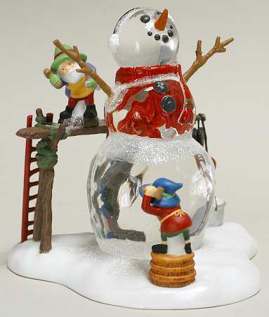 North Pole Village Kringle Street Snowman - Boxed