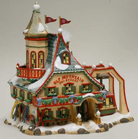 North Pole Village Elf Mountain Ski Resort - Boxed