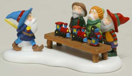 North Pole Village Passing Inspection With Flying Colors - Boxed
