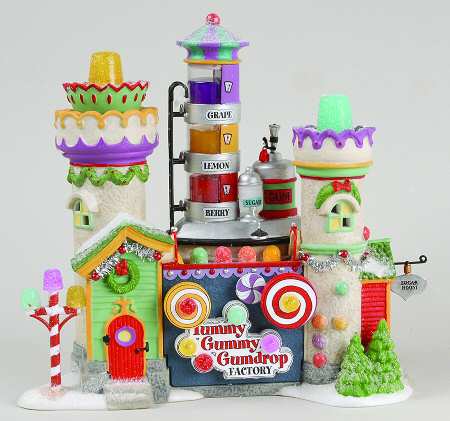 North Pole Village Yummy Gummy Gumdrop Factory - Boxed