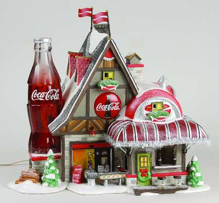 North Pole Village Coca-Cola Fizz Factory - Boxed