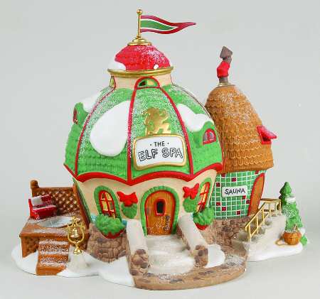 North Pole Village The Elf Spa - Boxed