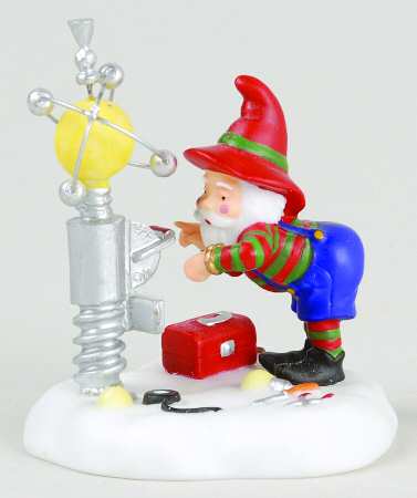 North Pole Village Sparky The Plant Manager - Boxed