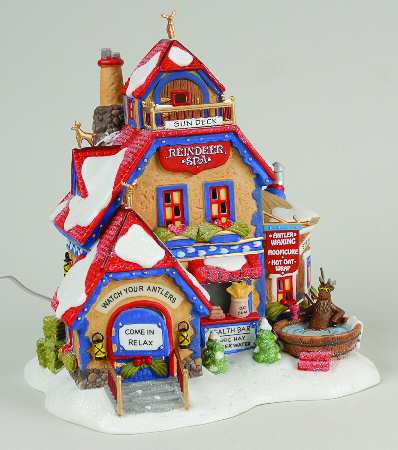 North Pole Village Reindeer Spa - Boxed