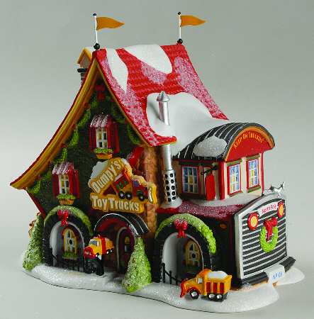 North Pole Village Dumpy's Toy Trucks - Boxed