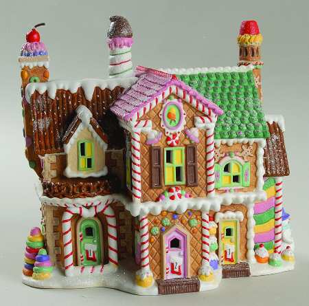 North Pole Village Sugar Hill Row Houses - Boxed