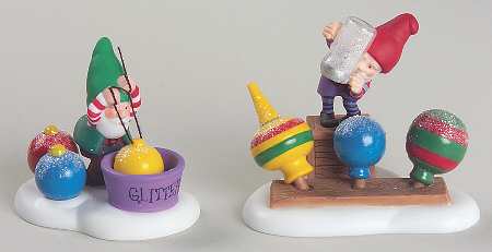 North Pole Village Glitter Detail - Boxed