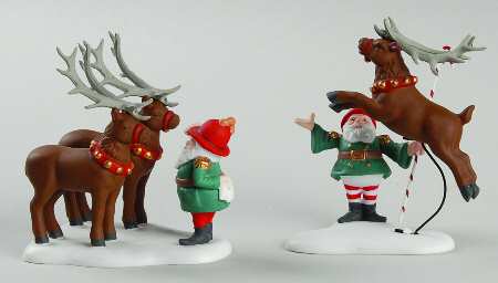 North Pole Village Reindeer Training Camp - Boxed