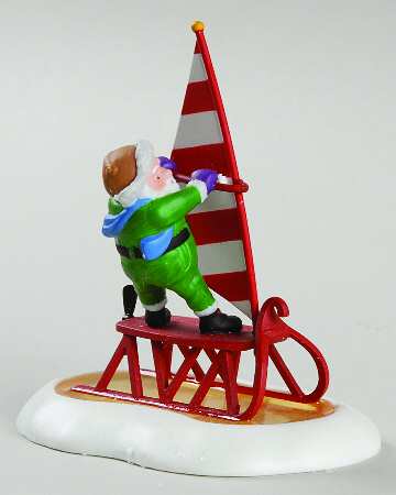 North Pole Village Catch The Wind - Boxed