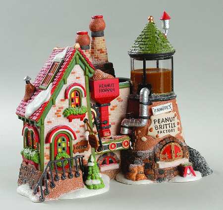 North Pole Village Peanut Brittle Factory - Boxed
