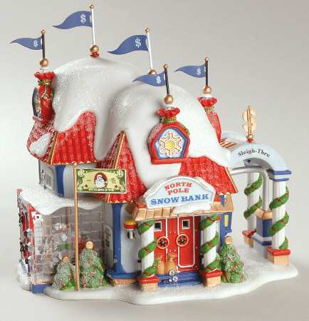 North Pole Village North Pole Snow Bank - Boxed