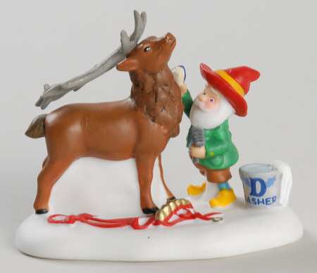 North Pole Village Dasher - Boxed