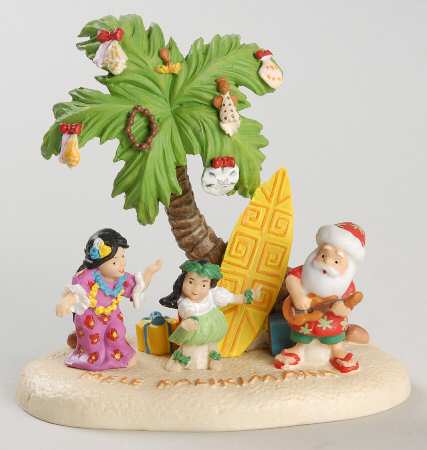 North Pole Village Christmas Around The World-Hawaii - Boxed