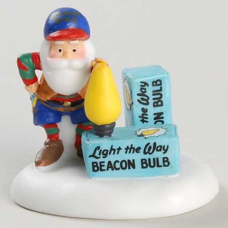 North Pole Village Hope This Is The Correct Replacement Bul - With Box