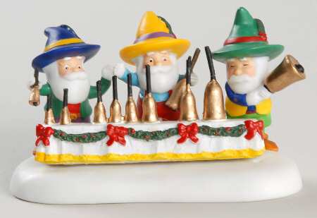 North Pole Village Christmas Bell Choir - With Box Bx365