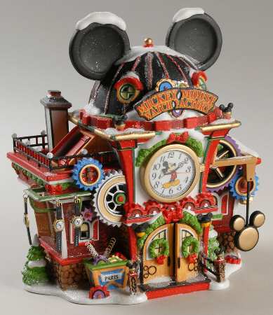 North Pole Village Mickey Mouse Watch Factory - Boxed