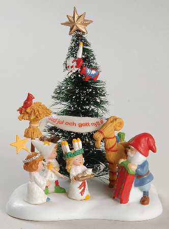 North Pole Village Christmas Around The World-Scandinavia - With Box Bx366