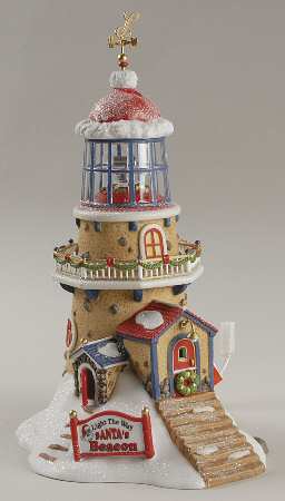 North Pole Village Light The Way-Santa's Beacon - Boxed