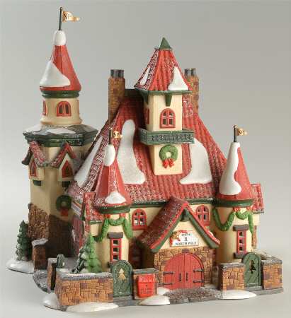 North Pole Village Rt 1, North Pole, Home Of Mr & Mrs Claus - With Box