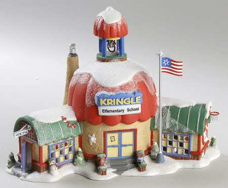 North Pole Village Kringle Elfementary School - Bx295 With Box