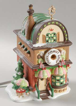 North Pole Village Mini-Donut Shop - With Box