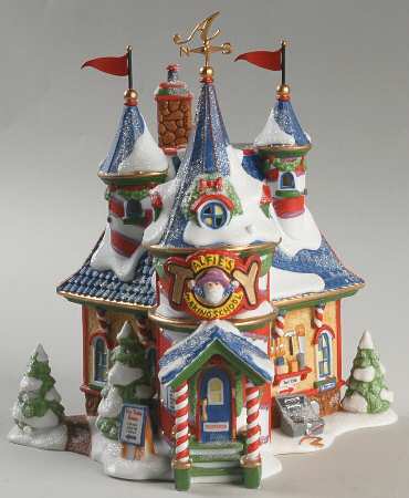 North Pole Village Alfie's Toy School For Elves (Early) - Boxed