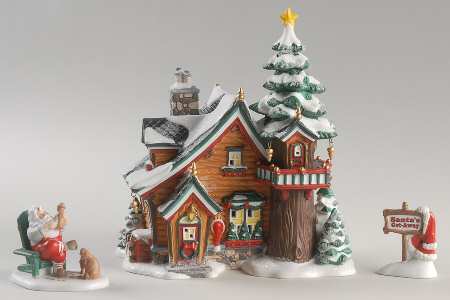 North Pole Village Santa's Get Away - Boxed