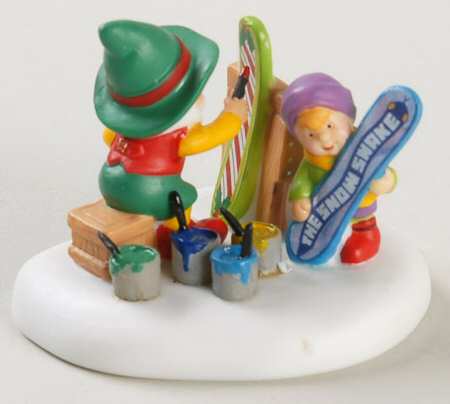 North Pole Village The Snowboard Artist - Boxed