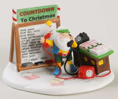 North Pole Village Countdown To Christmas Mission Control - Boxed