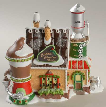 North Pole Village Cocoa Chocolate Works - Boxed